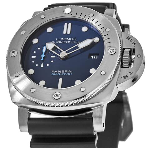 panerai submersible 47mm blue|panerai submersible 47mm price.